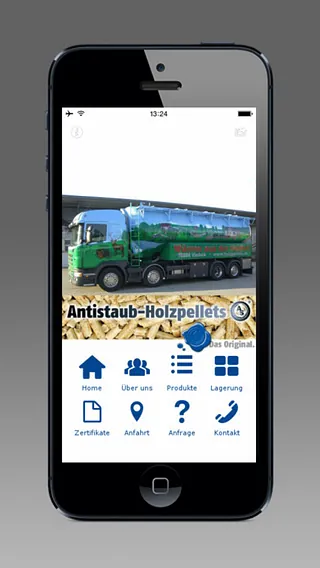 Die Antistaub Holzpellets App - Bleiben Sie immer auf dem Laufenden!
