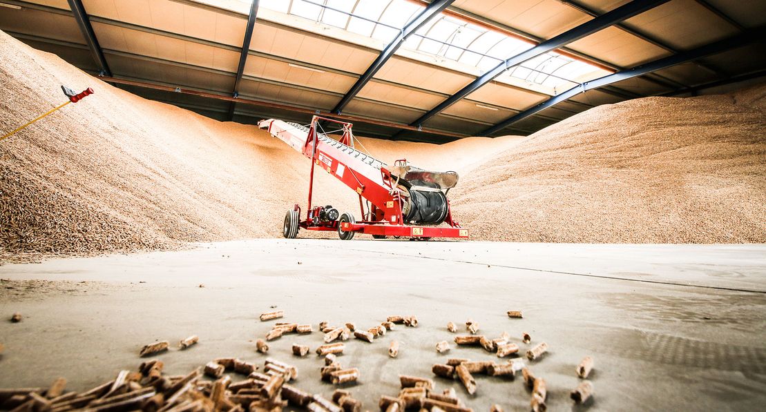 Holzpelletlager und Logistikzentrum - Feldhaus Energie GmbH & Co.KG in Visbek